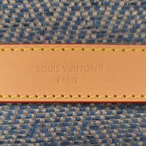 Louis Vuitton Tan Vachetta Leather Strap with Yellow Stitching and Red Edge